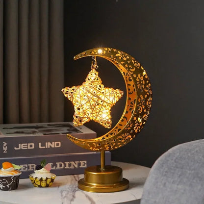 Eid Mubarak Crescent  Lamp